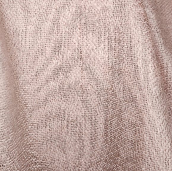 Vintage Pink Pashmina Silk Scarf - Picture 7 of 9